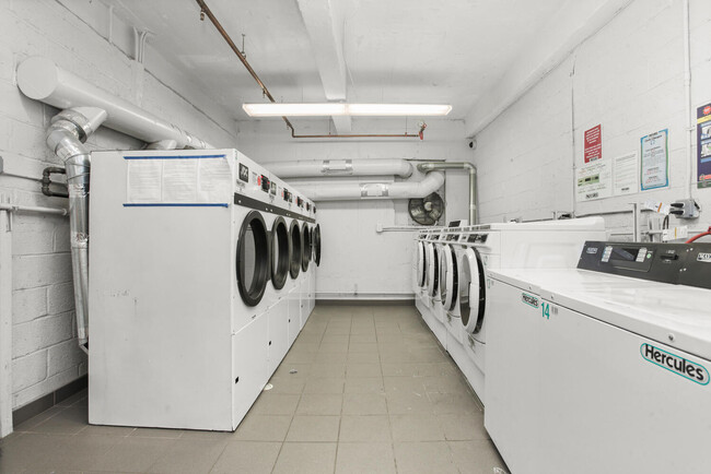 Laundry in building. - 30 E Hartsdale Ave