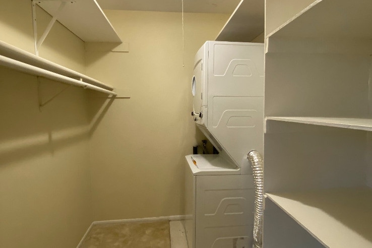 Walk-In Closet with Washer-Dryer Combo - 2500 Topsfield Rd