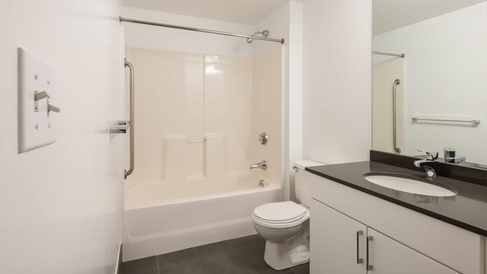 Bathroom With Hard Surface Flooring - Cronin's Landing