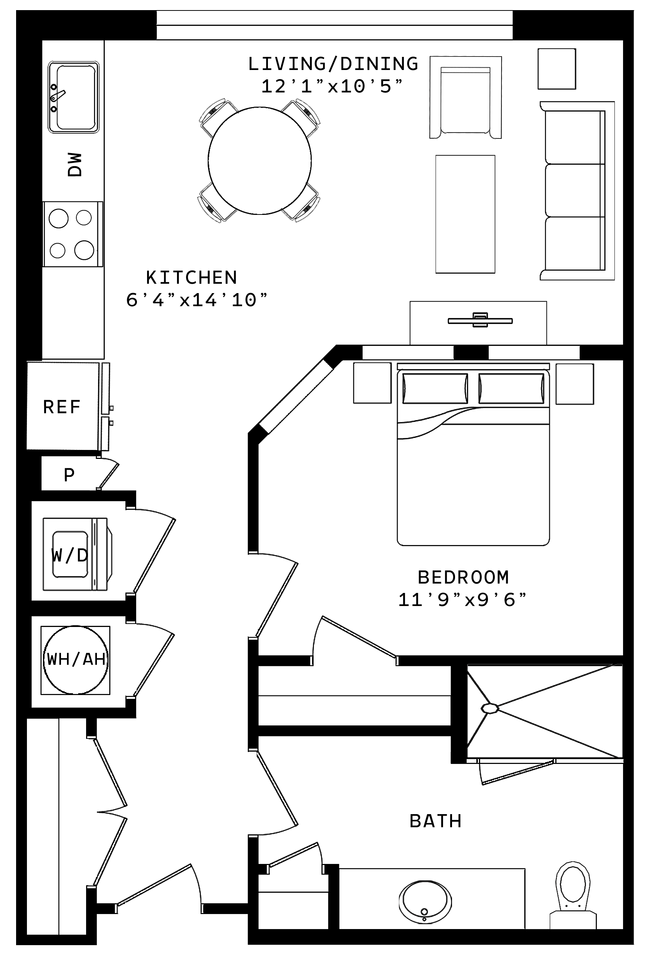 Floorplan - Venable Durham Apartments