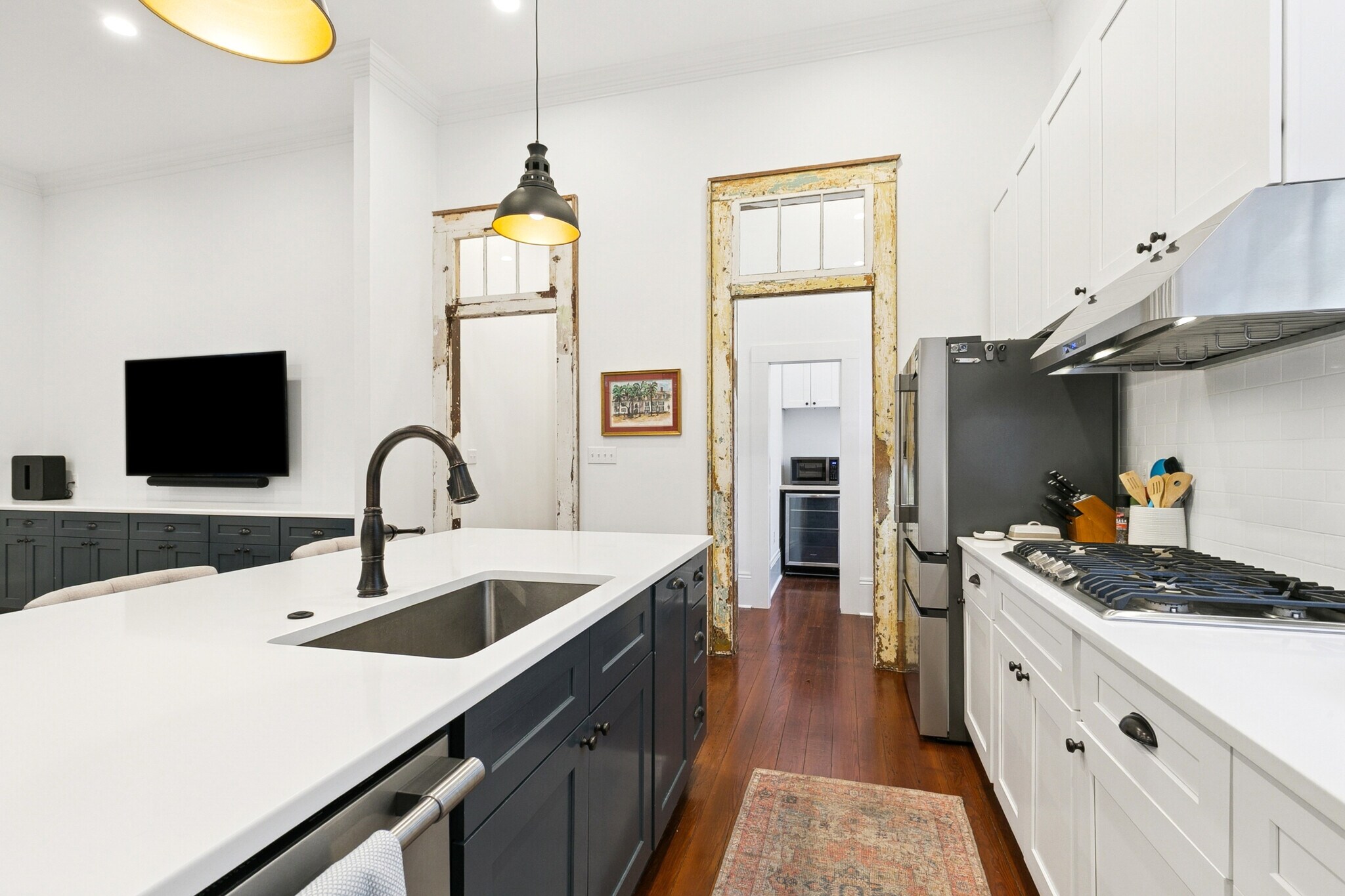 fully stocked cooking supplies and spices, Nespresso machine - 2337 N Rampart St