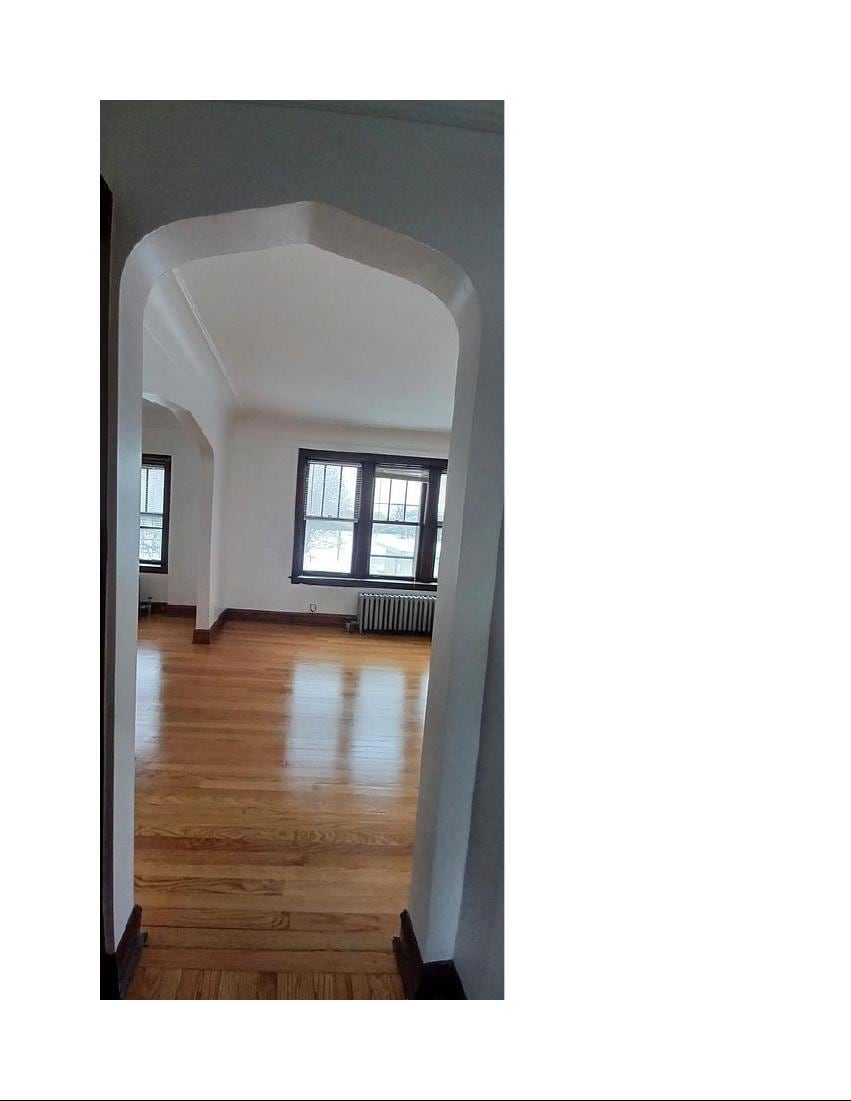 Hallway to the living room and the office nook - 2614 N Lockwood Ave