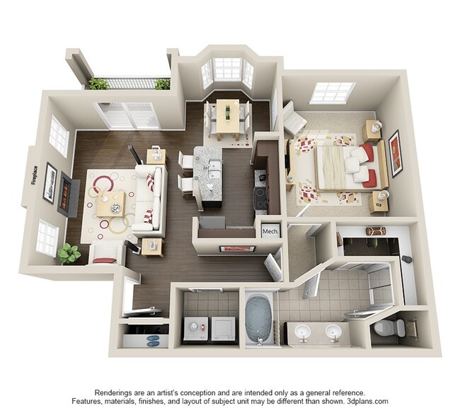 Floorplan - Vie at the Medical Center