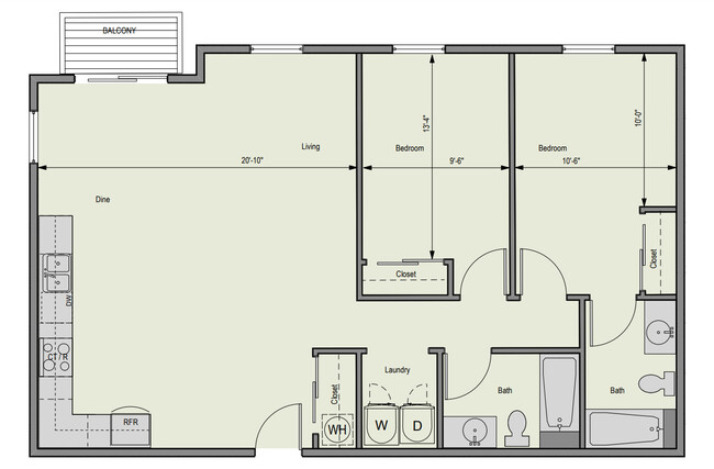 Floorplan - The Calypso at Samish Hill