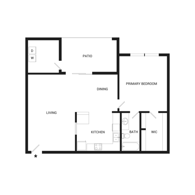 Floorplan - The Elise Apartments