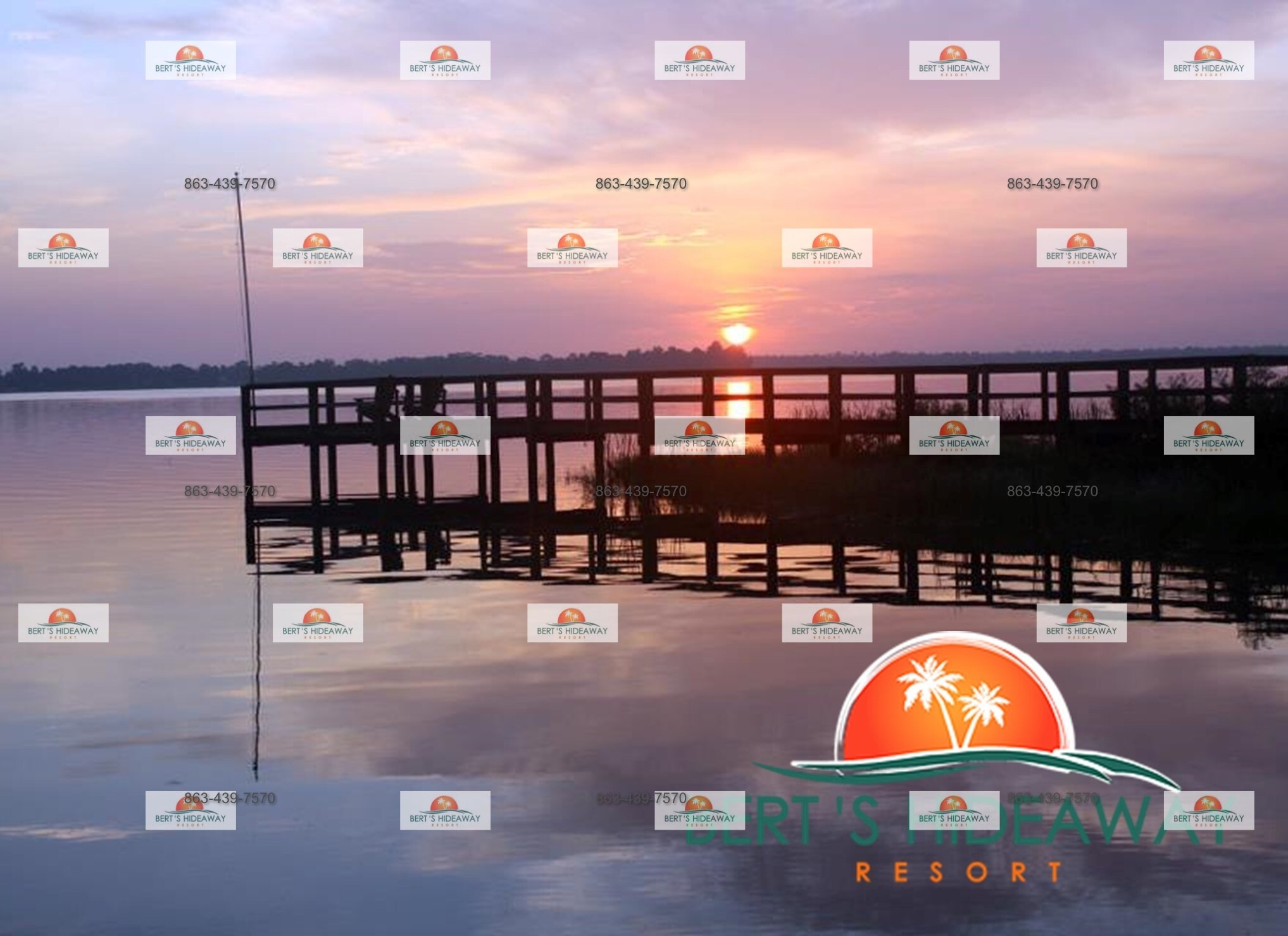 Amenity - Fishing Pier at Sunrise - 2854 Tindel Camp Rd