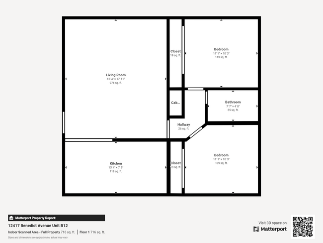 Floorplan - 12417 Benedict Ave.