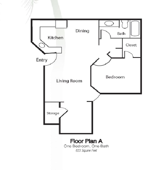 Plan A - Tempe La Mirage Apartments