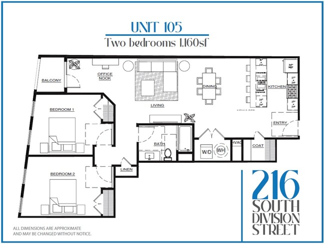 Floorplan - 216 S Division St