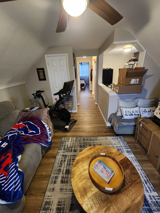 Hallway from living room to rest of apartment. - 79 Pacecrest Ct