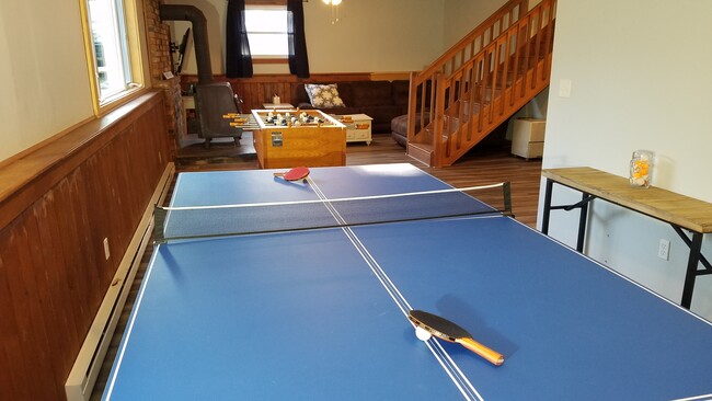 Ping-pong table and Foosball - 94 Brookside Dr