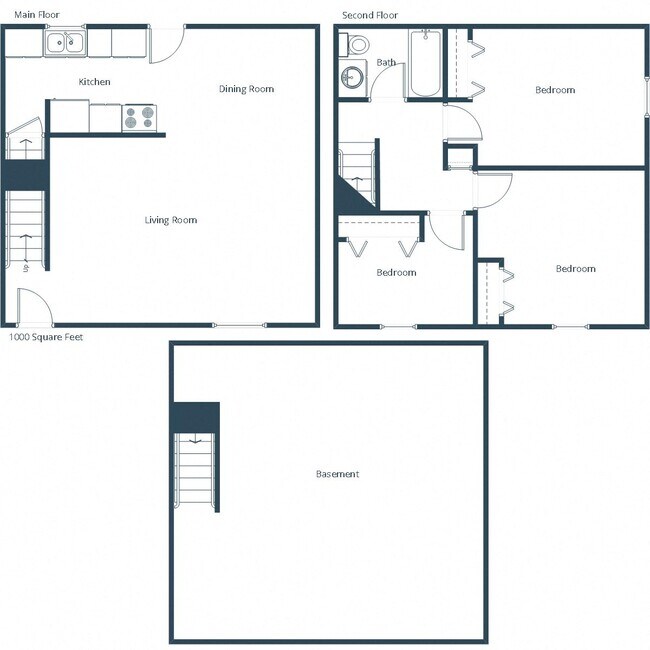 Floorplan - Oakview Townhomes