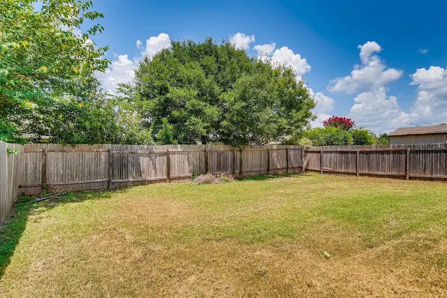 Another view for backyard fences - 15106 Parrish Ln