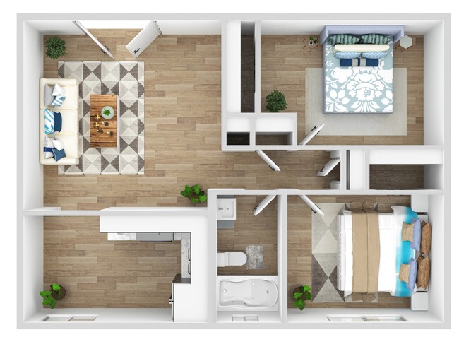 Floorplan - Pierson Place Apartments