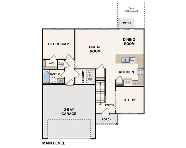Downstairs Configuration - 1519 Hollins Dr