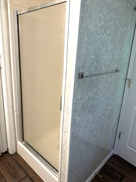 Stand up shower in lower level bathroom - 334 W 5th St