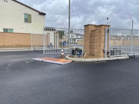 Gated entry - 560 E Vodden St