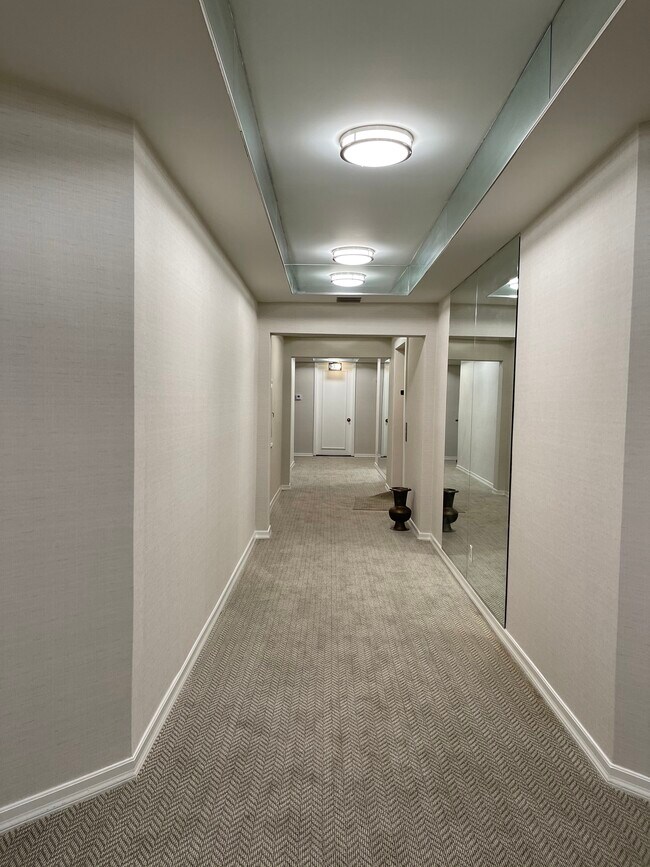Newly Remodeled Hallways - 1220 Roxbury Dr