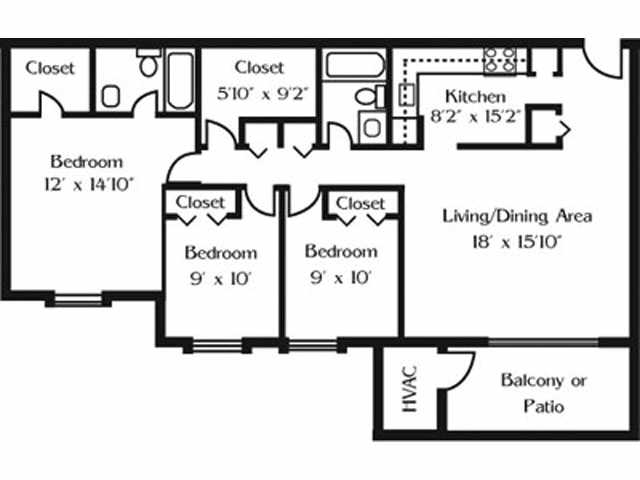 Floorplan - CREEKSIDE VILLAGE II