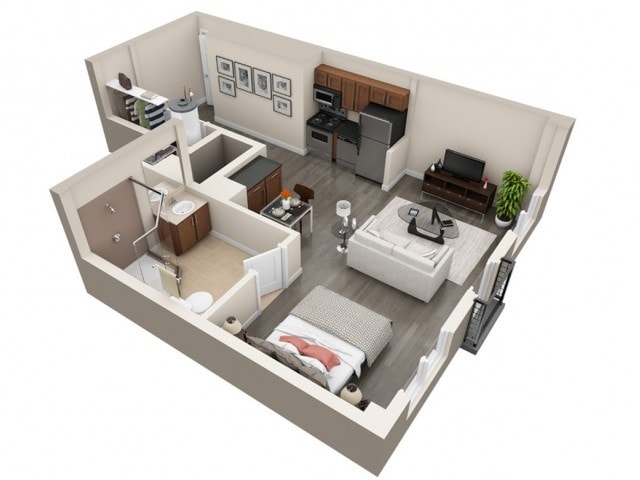 Floorplan - Post Alley Court
