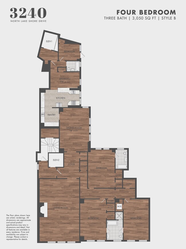 Floorplan - 3240 North Lake Shore Drive