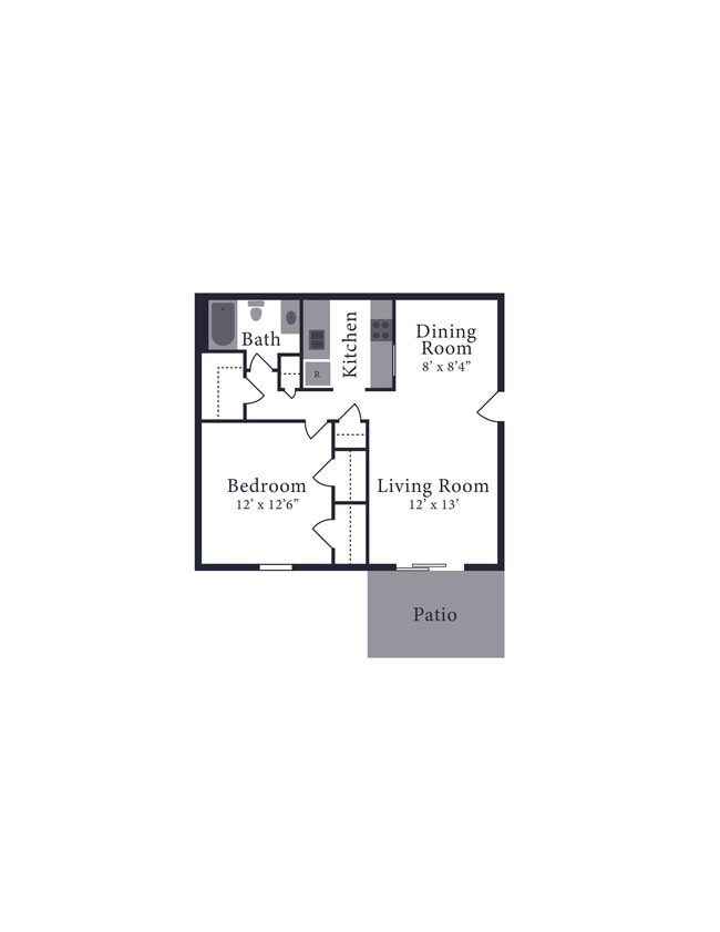 Floorplan - Salem Woods Apts
