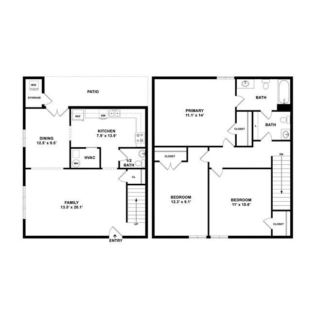 Floorplan - Fieldbrook/The Cedars