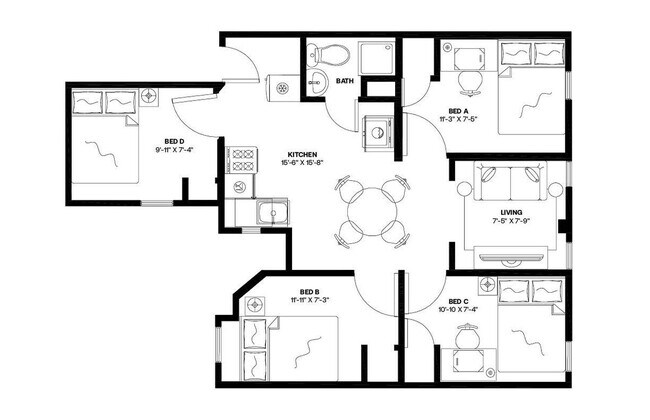 Building Photo - Room in Shared 4 bed/1 bath home in Upper West Side
