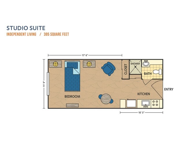 Studio Suite - Lifestream at Glendale