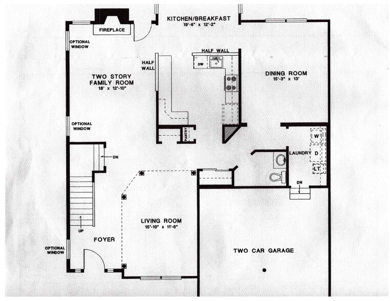Floor Plan - 1st Floor - 201 Riverwoods Dr