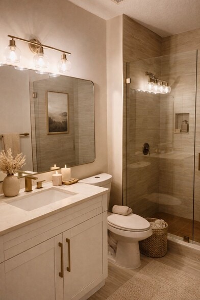 Staged Bathroom - 4602 SW 160th Ave