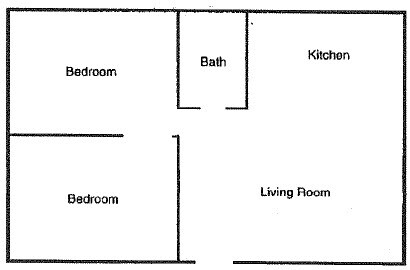 2BR/1BA - Majestic Gardens