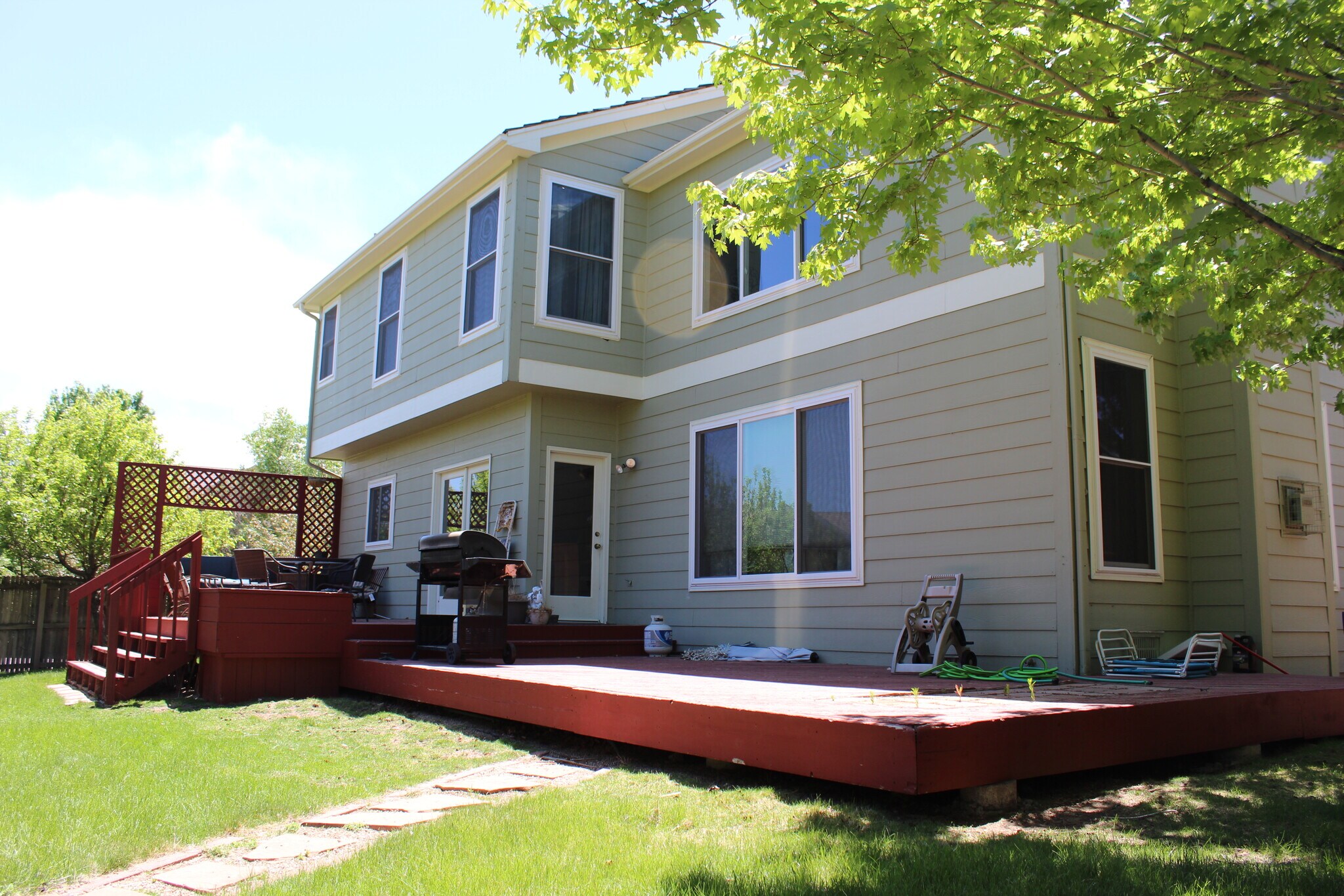 French doors to large deck - 2720 South Cole Court