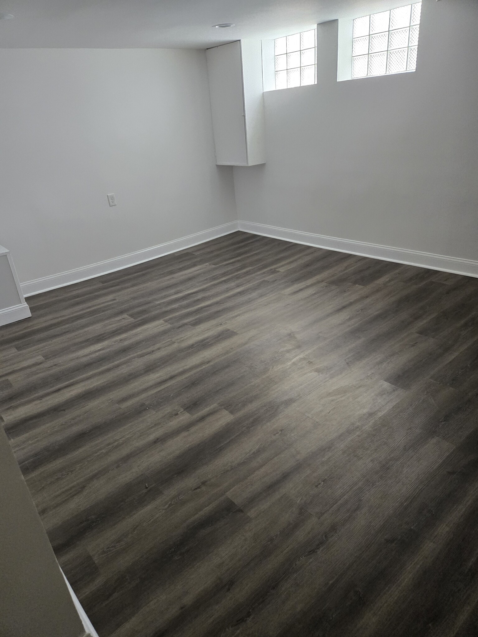 Living area in basement-furniture on its way - 1511 Woodbourne Ave