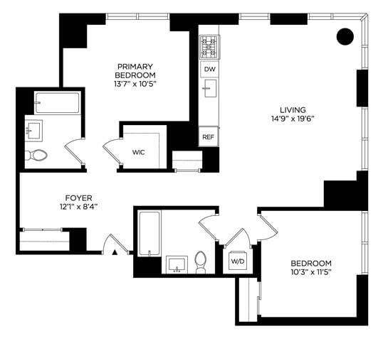 Floorplan - Lincoln at Bankside