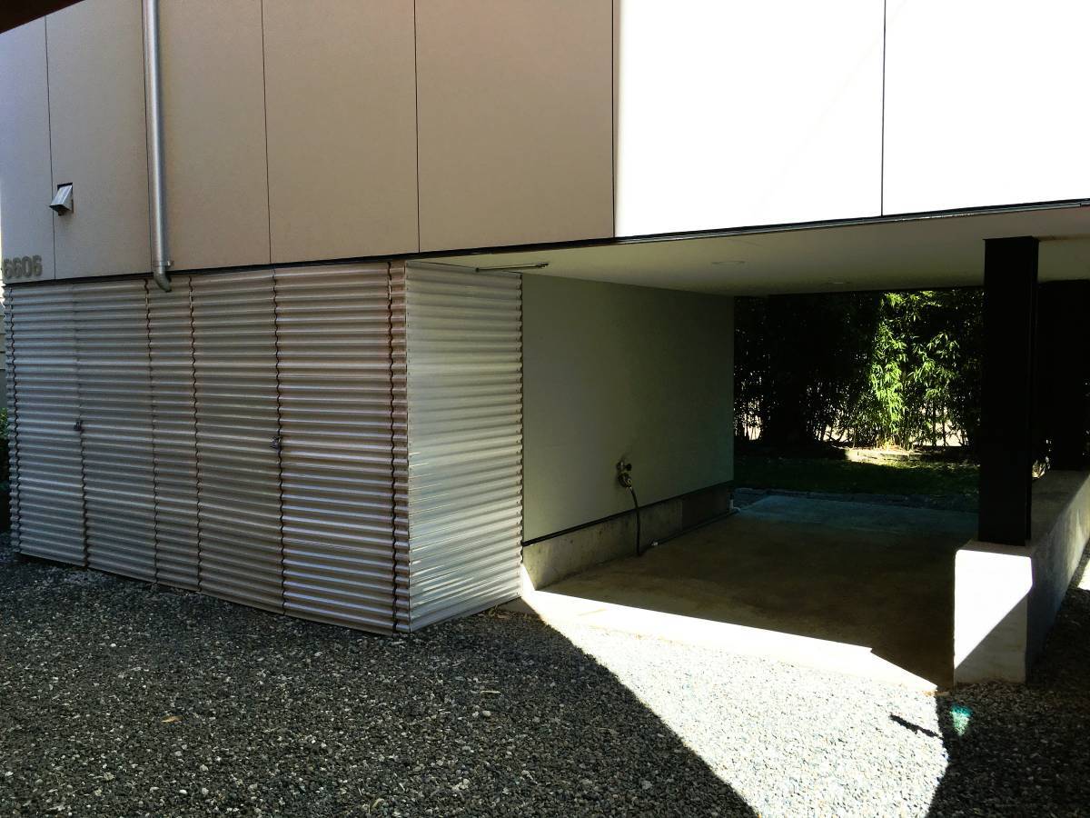 Storage shed and carport - 6606 Corson Avenue South