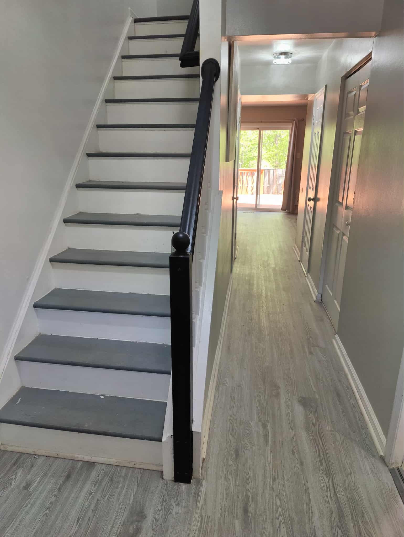 Stairway to upstairs and maim hallway - 11573 Overleigh Dr