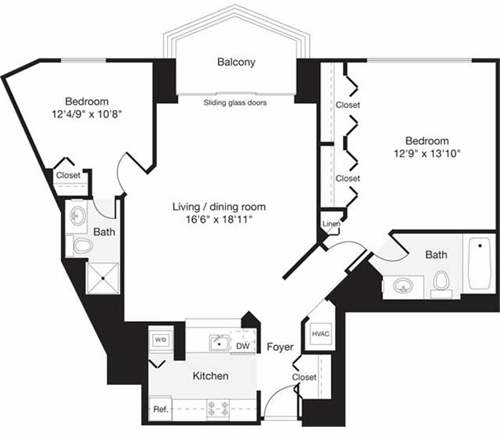 Floorplan - 2501 Porter