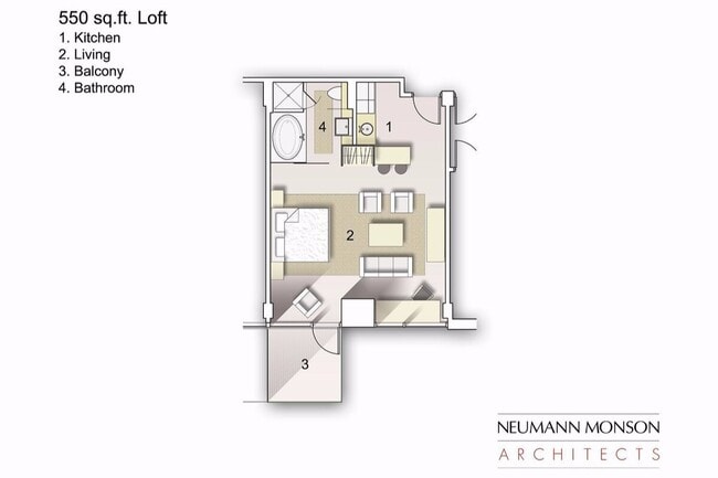 STUDIO FLOOR PLAN - Plaza Towers Condominiums