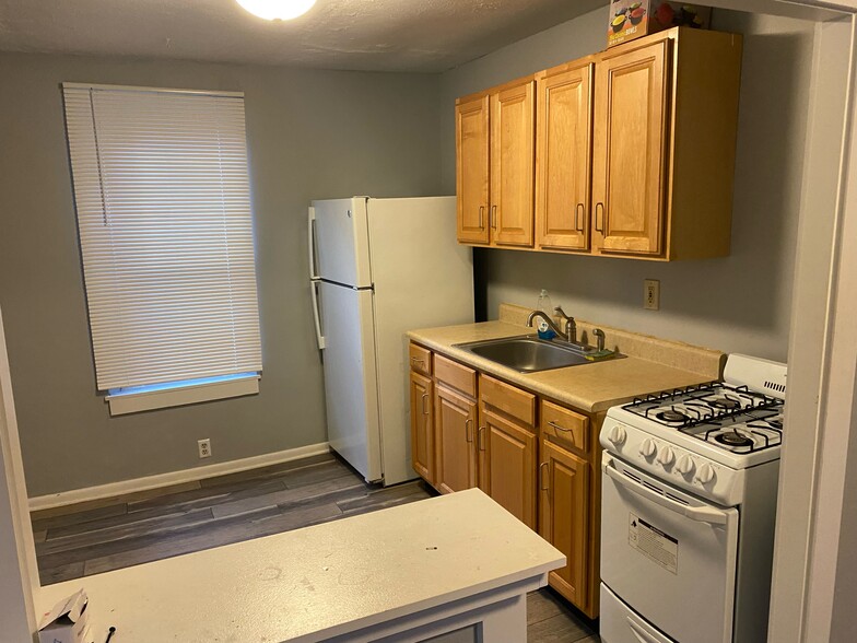 Kitchen view from opening - 619 Copeland St