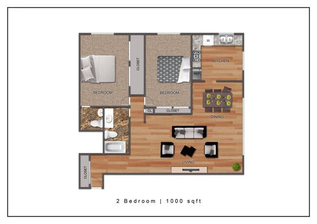 Floorplan - St. Clair Commons | 1504