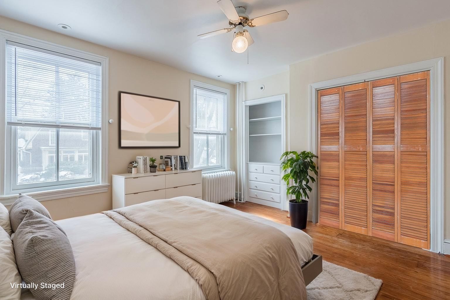 2nd Floor Front Bedroom - Virtually Staged - 239 Dean St