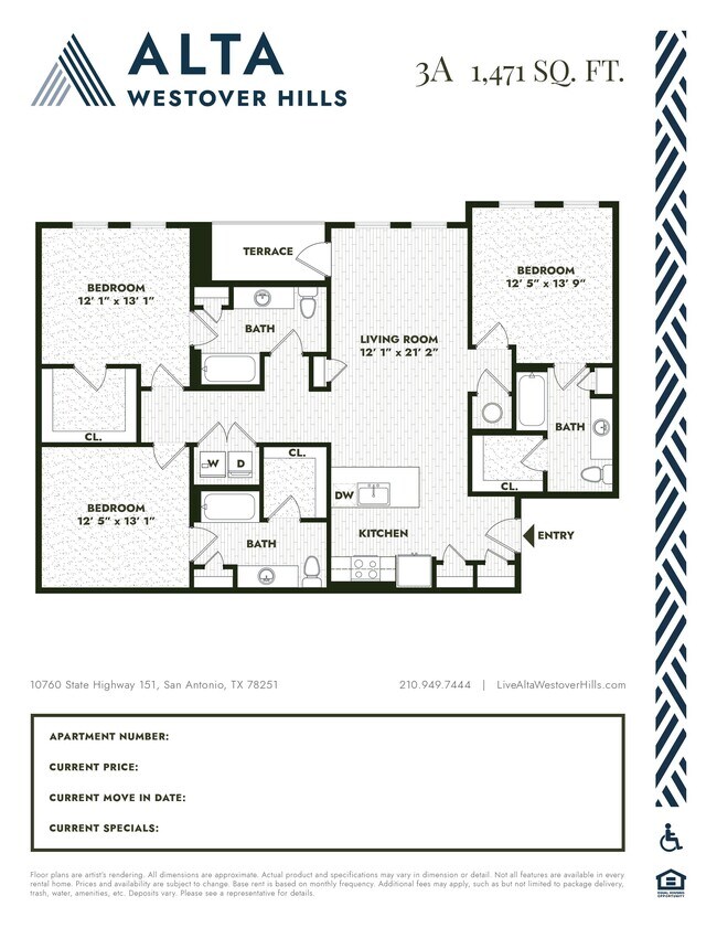 Floorplan - Alta Westover Hills