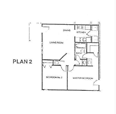 2BR/1BA - Village Green Apartments