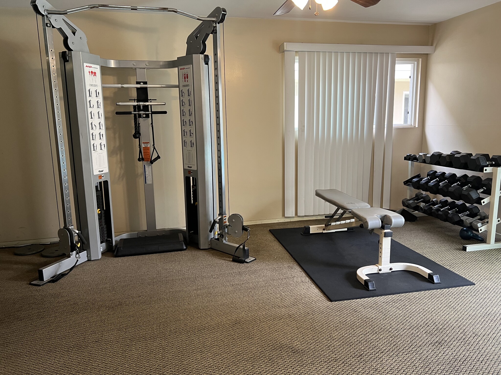 Fitness room facing the pool - 11646 Chenault St