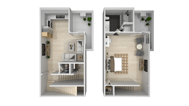 Floorplan - Warner Center Townhomes