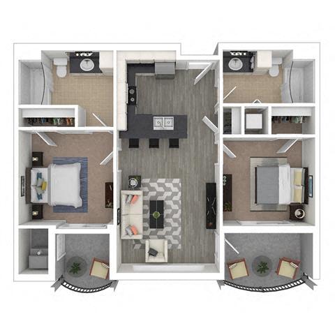 Floorplan - Studio One Apartments