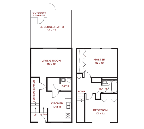 Floorplan - The Reserve at Pin Oak Apartments