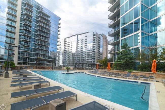 Eighth-floor swimming pool - 1080 Peachtree St NE