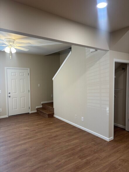 Living Room and Coat Closet - 130 E Center Town Dr